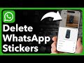 How To Delete Stickers On WhatsApp
