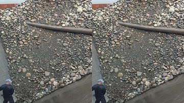 Spectacular Ship Unloading! Dangerous Operation! Handle With Caution #sand #ship #funny