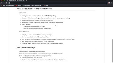Create a Custom Service Worker with Create React App - Intro