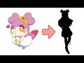 كوكوتاما،رسم لمعة من على شكل فتاة، Cocotama.Draw kirarise into girl