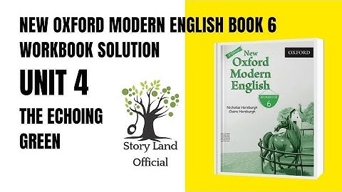 The echoing green workbook solution new Oxford modern English book 6 teacher guide