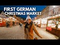 Our FIRST IMPRESSIONS of a German Christmas Market! | Christmas Markets in November??