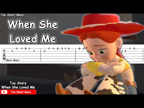 Toy Story 2 - When She Loved Me Guitar Tutorial