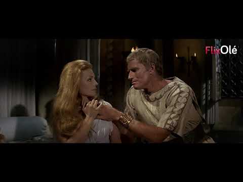 Charlton Heston y Carmen Sevilla en 'Marco Antonio y Cleopatra'