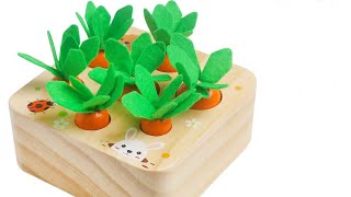 Skrtuan Montessori Toys for Babies 6-12 Months, Wooden Toys for 1 2 3 Year Old Toddlers