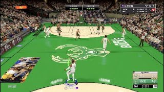 Hitting a green light from half court NBA2k19