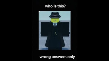 who is this??? #wrong answers only!!#forsaken#roblox