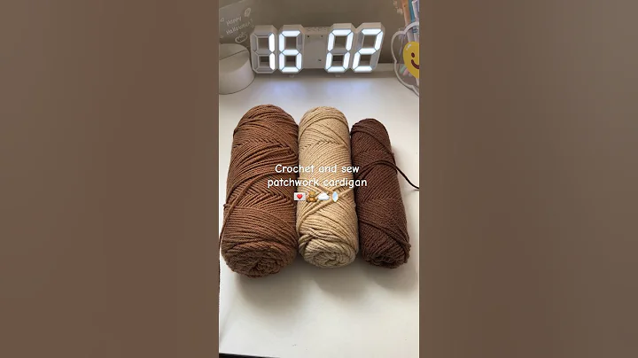 Crochet patchwork cardigan 🧸☁️💌 #crochetting #diy #crochetprojects #handmade #yarn #crochetpattern