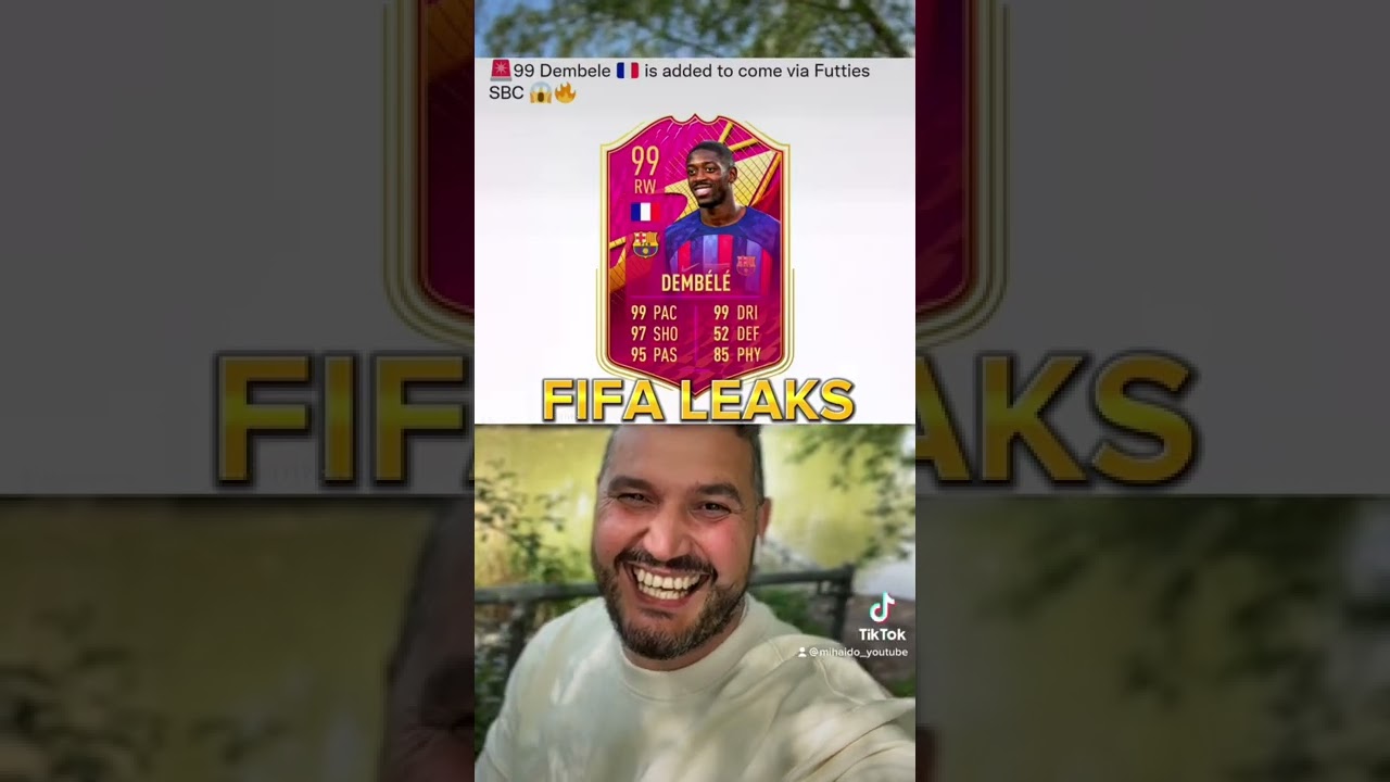 FIFA LEAKS : DEMBELE FUTTIES IS COMING VIA SBC ✅✅✅ 