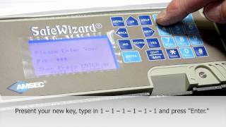 AMSEC SafeWizard Enrolling a New Key