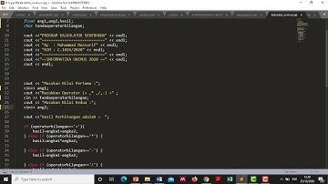 Cara Membuat Aplikasi Kalkulator sederhana dengan C++