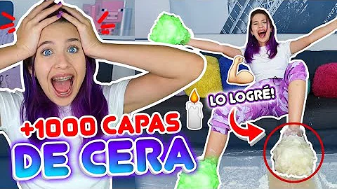 100 CAPAS DE CERA EN MIS PIES Y MANOS!! RETO EXTRE...