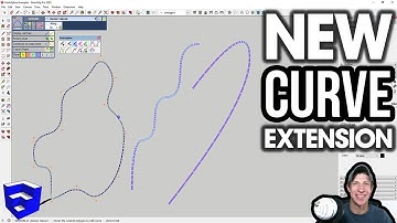 NEW Curve Extension for SketchUp?!?!? Learn to Use FredoSpline!