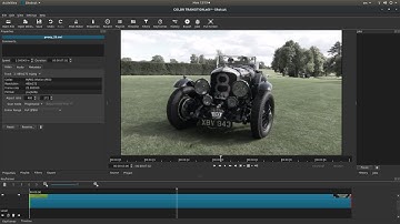 ShotCut Tutorial: Transition/Fade A Color Video Clip To Black & White Using Keyframes.