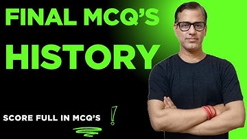 FINAL History MCQs REVISION | Class 10 ICSE | @sirtarunrupani​