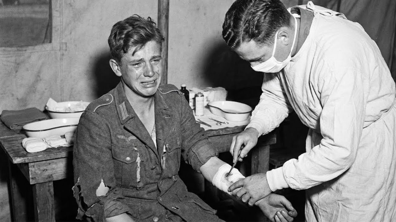 « Votre Blessure Est Infectée… » — Un Prisonnier De Guerre Allemand S’Est Effondré Quand Un