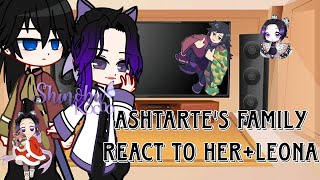 |•Ashtarte's family react to her part 2•|Manwha||KNY||