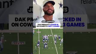 Dak Prescott LOCKED IN on Dallas