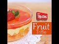 Fruit trifle with motha