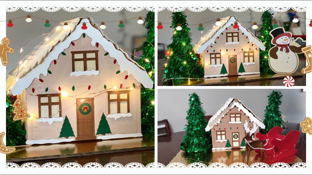 DIY Gingerbread House DIY dollar tree christmas decor 2021 YouTube