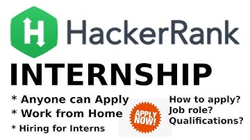 Hackerrank Internship Drive 2021 | HIRING Interns in INDIA | Work From Home | Apply Now