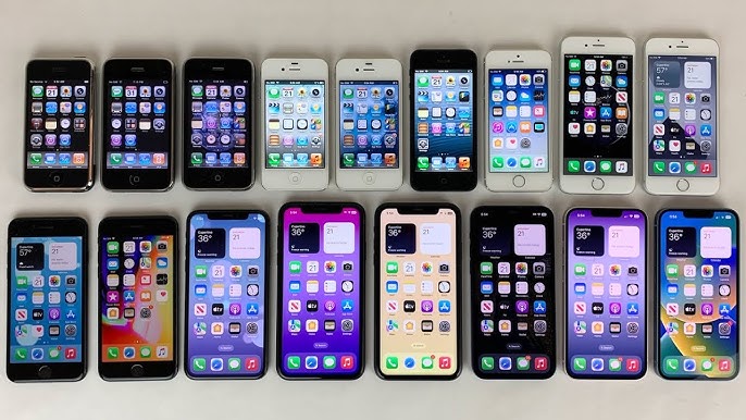 Every iPhone Speed Test Comparison 2015 on Make a GIF