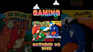 This Day in Gaming History  |  🕹️ Yoshi’s Island 🌈🦖 (1995) SNES Classic