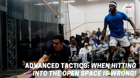 Squash Coaching: When Hitting Into The Open Space is Wrong