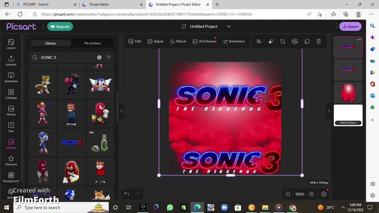 MAKING A OMEGA CHARACTER POSTER @Muzzammil Techno