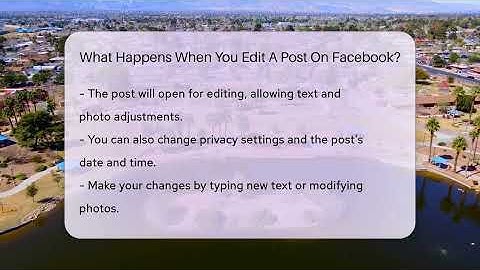 What Happens When You Edit A Post On Facebook? - Everyday-Networking