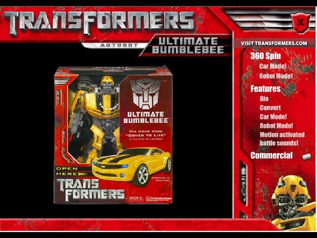 Transformers (2007) Ultimate Bumblebee Official Interactive Demo