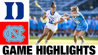 Duke vs North Carolina Women's lacrosse Highlights | 2024 College Lacrosse | NCAA Lacrosse