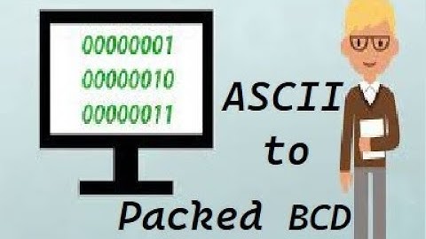 AVR C PROGRAM TO CONVERT ASCII TO PACKED BCD