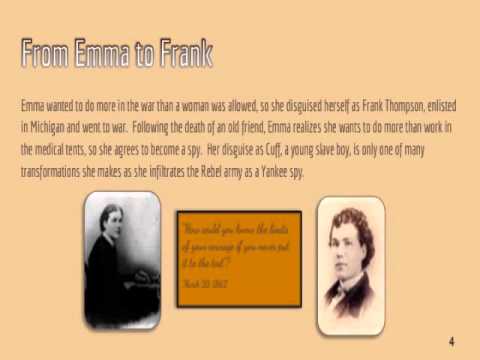 behind rebel lines Edmonds was born as sarah emma evelyn edmonds in new brunswick, canada , memorylocgov/learn/features/timeline/civilwar/northwar/womenhtml. behind rebel lines Edmonds was born as sarah emma evelyn edmonds in new brunswick, canada , memorylocgov/learn/features/timeline/civilwar/northwar/womenhtml.