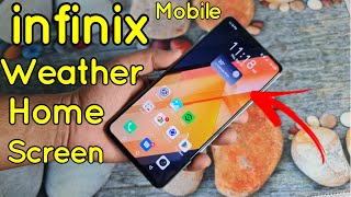 How To Weather Show on Home Screen infinix Mobile | Weather Show All Infinix Mobile screenshot 1