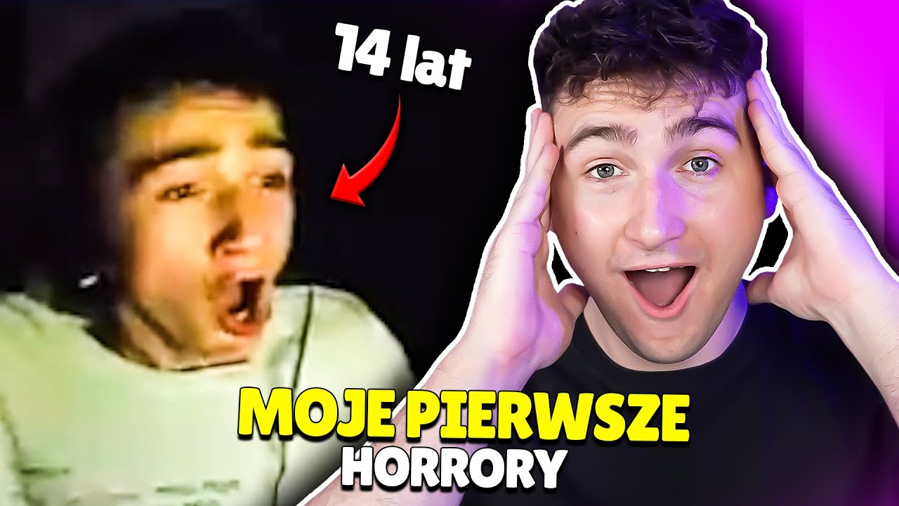 REAKCJA na MOJE PIERWSZE HORRORY!😱