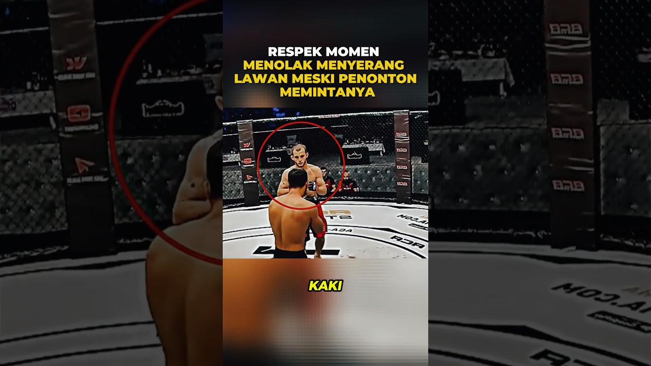 PETARUNG ANEH BUKANNYA SERANG LAWAN DIA MALAH DIAM,, TERNYATA KARENA INI‼️