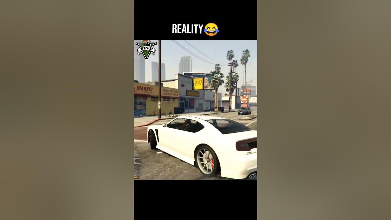 Expectations - Gta V High vs Low Graphics #shortsfeed #shorts