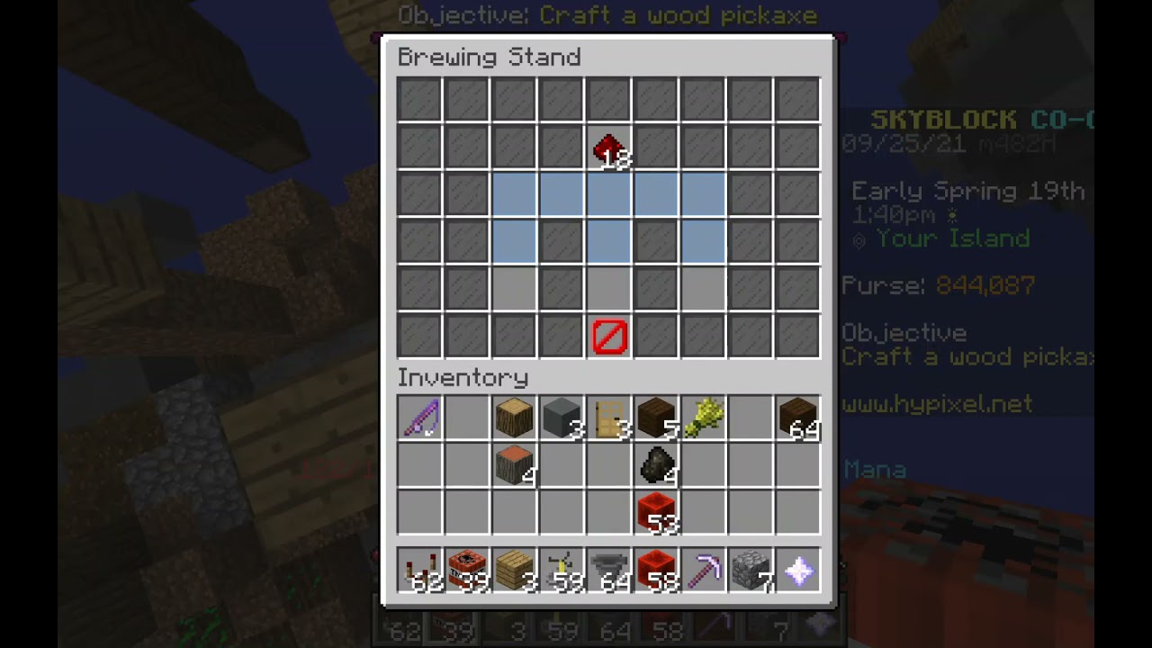 HOW TO DO THE NEWEST DUPE GLITCH ON HYPIXEL SKYBLOCK USING A BREWING How To Do The Newest Dupe Glitch On Hypixel Skyblock Using A Brewing