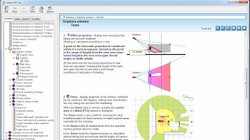 CCTV design with VideoCAD. Help system. Video tutorial. Lesson 2.