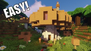 Minecraft Mushroom House - Building Tutorial
