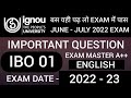 Ibo 01 important questions  ibo 01 previous year question  ibo 01 important topic in english