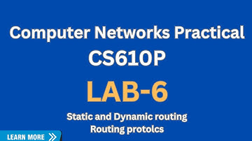 cs610P LAB-6| Step-by-Step Guide to Computer Networks Practical |VU CS610P-LAB-6