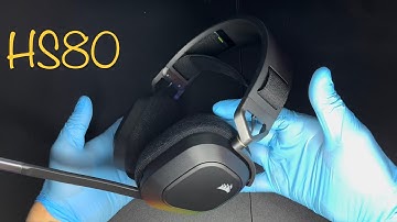 CORSAIR || HS80 WIRELESS GAMING HEADSET || UNBOXING ||