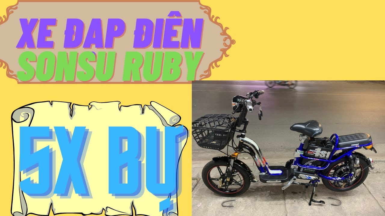 XE ĐẠP ĐIỆN SONSU LƯỚT||ELECTRIC BIKE - YouTube