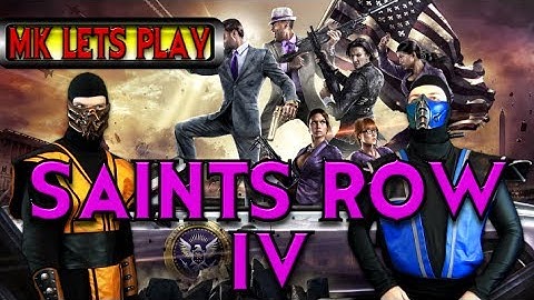 Scorpion & Sub-Zero Play - Saints Row IV | MK GAMEPLAY PARODY!