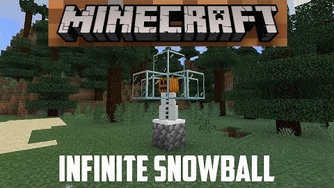 Minecraft | How to Make Infinite Snowball Generator