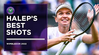 Simona Halep's Best Points from Wimbledon 2022