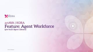 ACTAVA | KORA | Agent Workforce Library