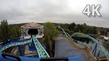 Pégase Express front seat on-ride 4K POV Parc Astérix Asterix